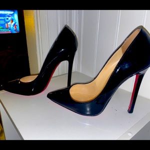 Christian Louboutin Pigalle Black Heels